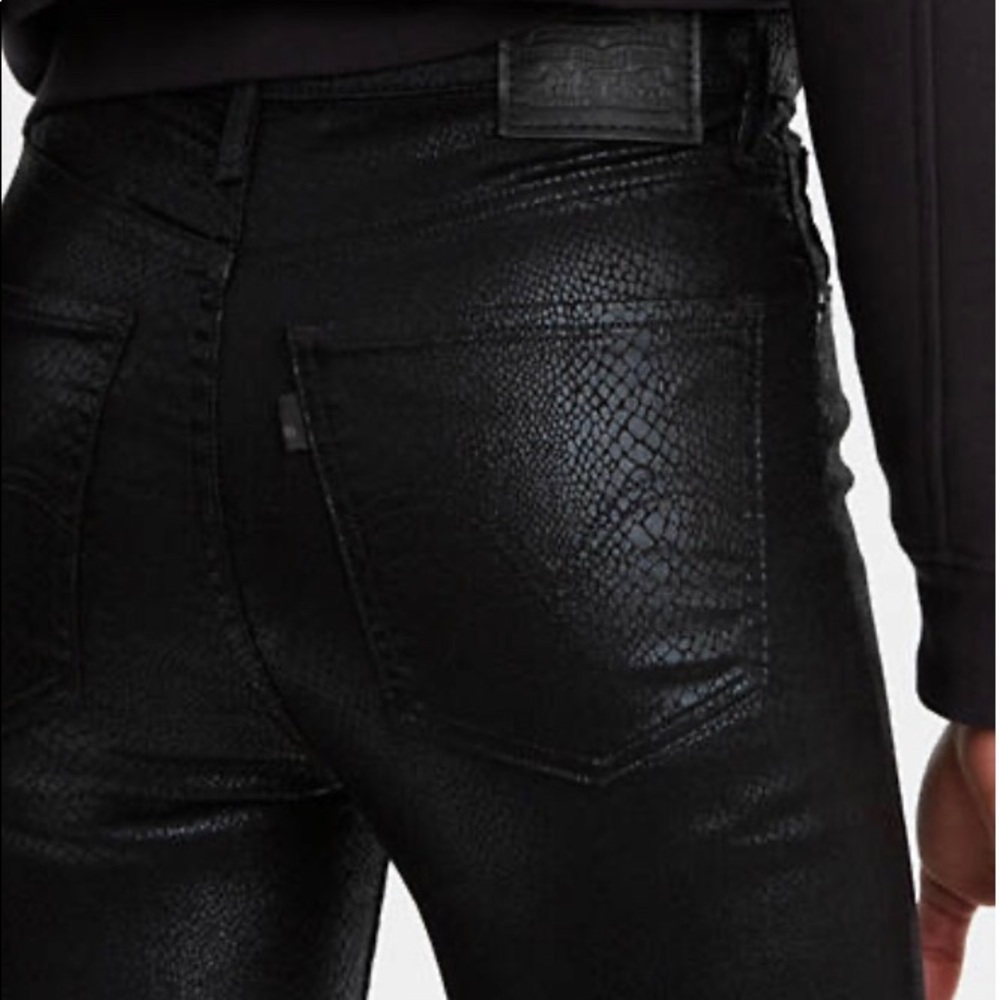 Levi’s Mile High Ankle Snake Print Skinny Jeans